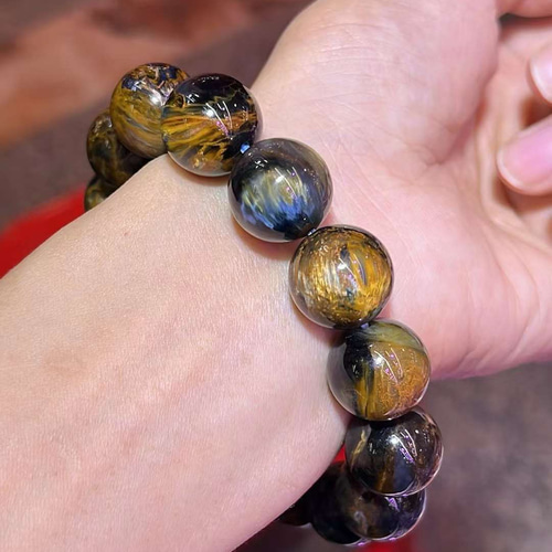 天然無処理ラリマー ブレスレットバングルNo59