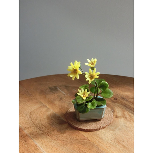 花置き台 飾り 盆栽 園芸 丸福 縁起物 置物 おしゃれ 縁起物 インテリア錦鯉／ガラス細工 錦鯉 小 飾り