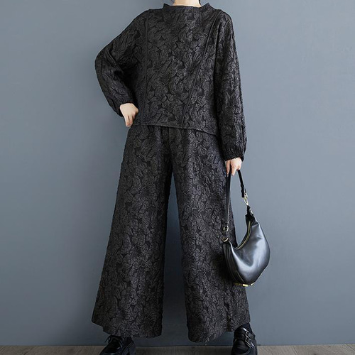 大きいサイズ レディース 秋　冬 セットアップ　パンツ　トップス　新品 長袖　春 大きいサイズ セットアップ パンツ レディース 秋冬 トップス 春