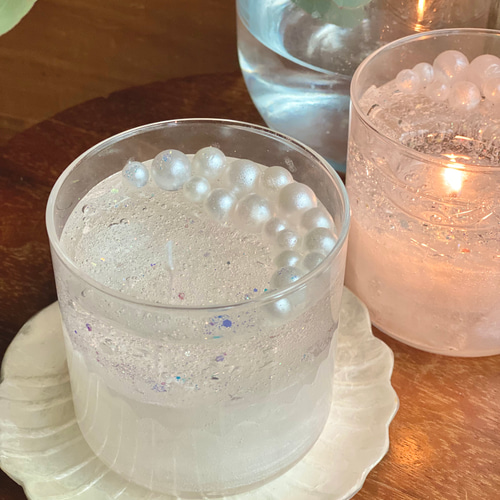 人魚のかみかざり パールキャンドル キャンドル・キャンドルホルダー