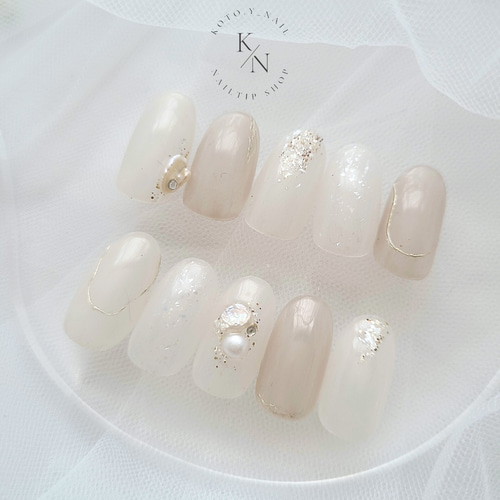 Pure Grace ニュアンスネイル ブライダルネイル ウェディングネイル