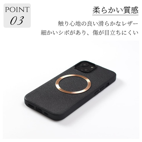 iphone ケース レザー 16 15 14 13 mini 本革 マグセーフ対応
