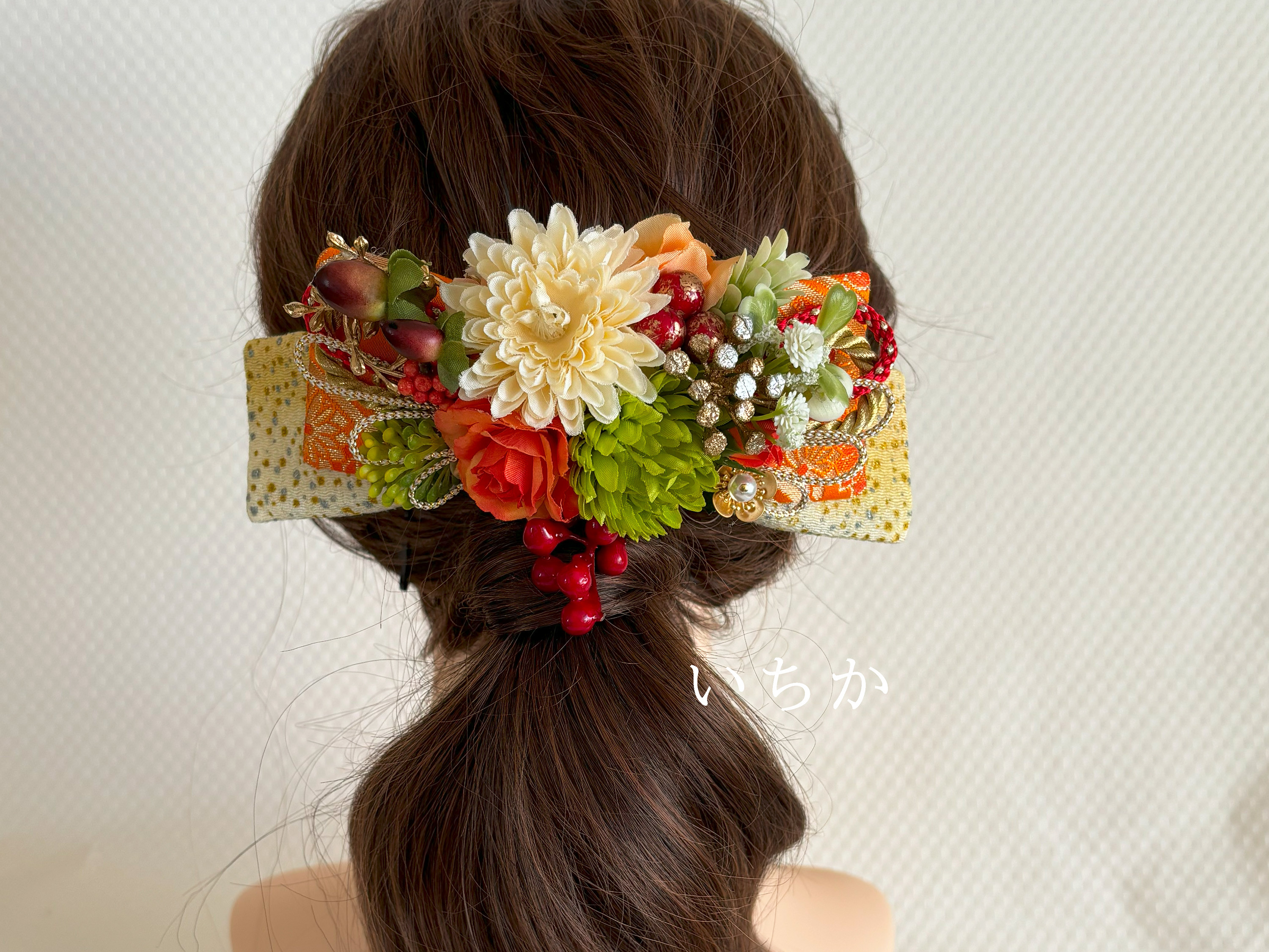 リボンヘッドドレス禮花（S003）和装髪飾り 成人式用髪飾り 成人式ヘア飾り 振袖用髪飾り 振袖 袴 打掛 卒業式