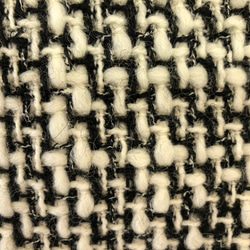 冬セール　ウール ツイード　白黒　ふわふわ　ハンドバッグ　32×23×13 15枚目の画像