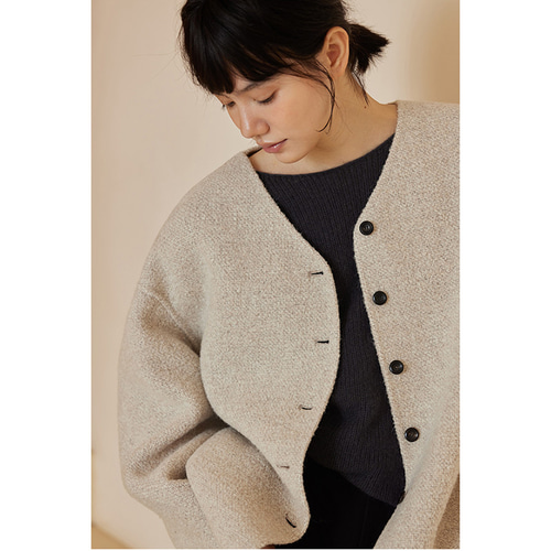 chiiii ウールジャケット ベージュ chiiii ウールジャケット ベージュ