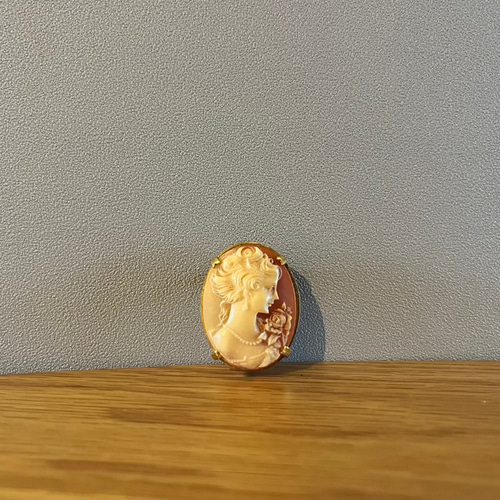 アンティーク？　ビンテージ？　断捨離　ブローチ？　カメオ？ カメオ Cameo アンティークブローチ 【1点】 ブローチ Or ét pur