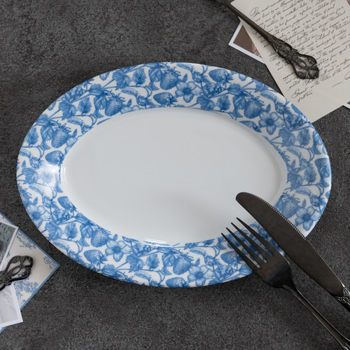 トワルドジュイ お皿 21cm 2枚組 トワルドジュイ柄の食器・テーブル
