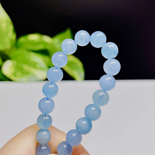 アクアマリン ブレスレット 天使の石 天然石 5 【超美品
