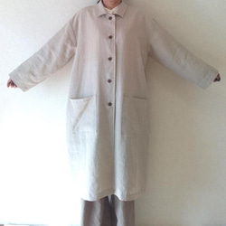 【張り合せなし型紙】 チビ衿ライトコート　S~5L 3枚目の画像