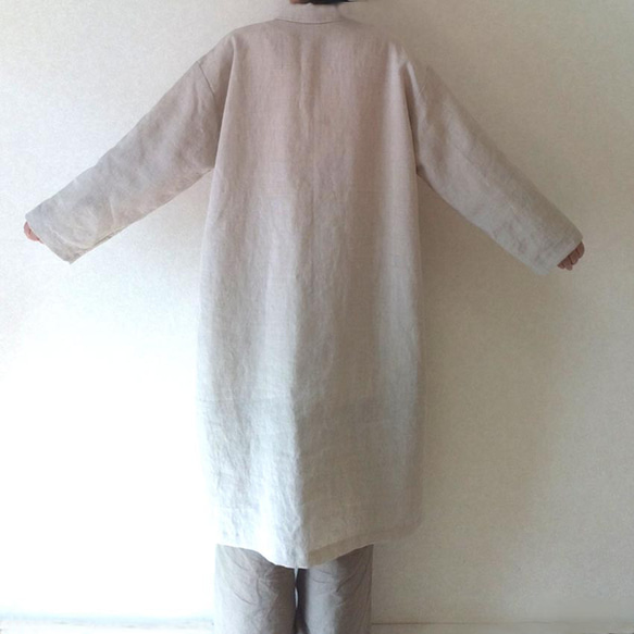 【張り合せなし型紙】 チビ衿ライトコート　S~5L 4枚目の画像