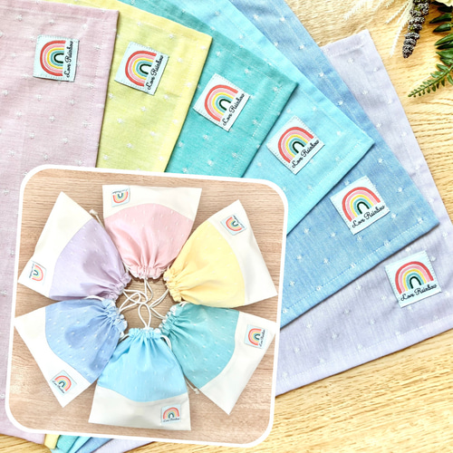 シワになりにくいランチマット　お手入れ簡単給食セット　オーダー受付　ノンアイロン シワになりにくいランチマット お手入れ簡単給食セット オーダー受付