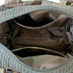 Mサイズ　nubiが選べる　両開き2wayマザーズバッグ　ヌビバッグ　ショルダーバッグ　ボストンバッグ　受注制作 　 6枚目の画像