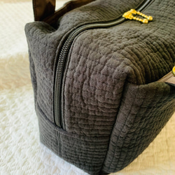 Mサイズ　nubiが選べる　両開き2wayマザーズバッグ　ヌビバッグ　ショルダーバッグ　ボストンバッグ　受注制作 　 5枚目の画像