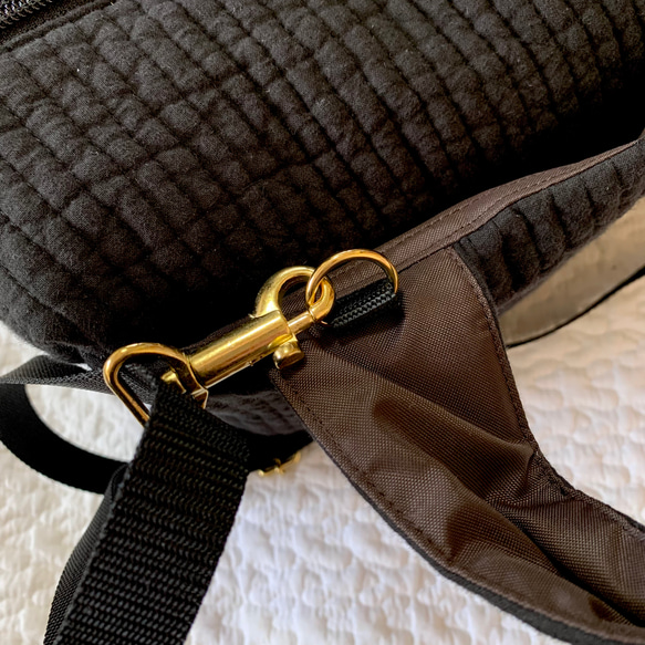 Mサイズ　nubiが選べる　両開き2wayマザーズバッグ　ヌビバッグ　ショルダーバッグ　ボストンバッグ　受注制作 　 3枚目の画像