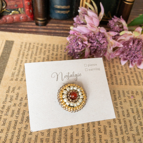 アンティーク ビーズ】アンティーク瑪瑙 2cm