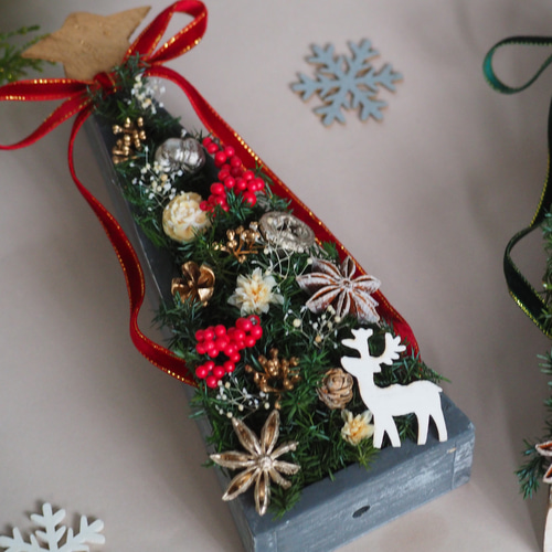 超早割クリスマス2025*クリスマスツリー】三角バトンクリスマス