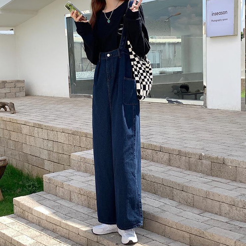 魅了 大きいサイズ レディース デニム サロペット パンツ サロペット・オーバーオール・オールインワン