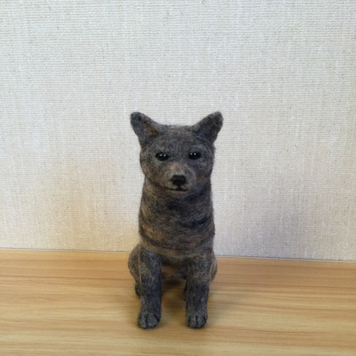 羊毛フェルト 甲斐犬 赤虎 羊毛フェルト masapan 通販 18457844