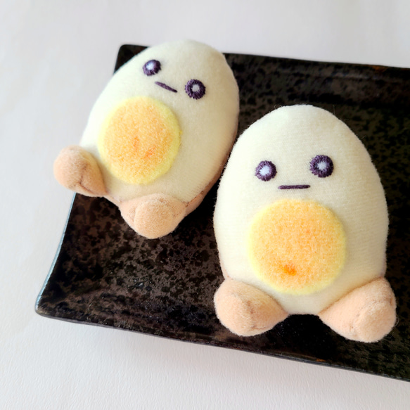 煮たまごのぬいぐるみ 2枚目の画像