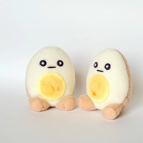 煮たまごのぬいぐるみ ぬいぐるみ くろまるファクトリー 通販 18457928