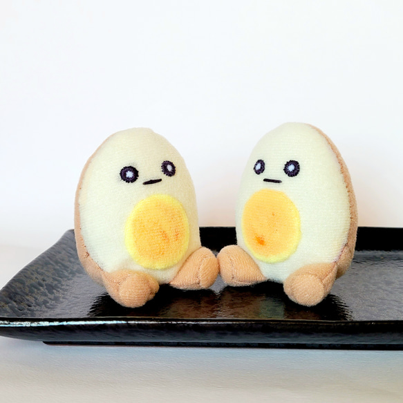 煮たまごのぬいぐるみ 1枚目の画像