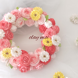 完全受注製作】シンデレラブルーのクレイケーキ(リングピロー) リング