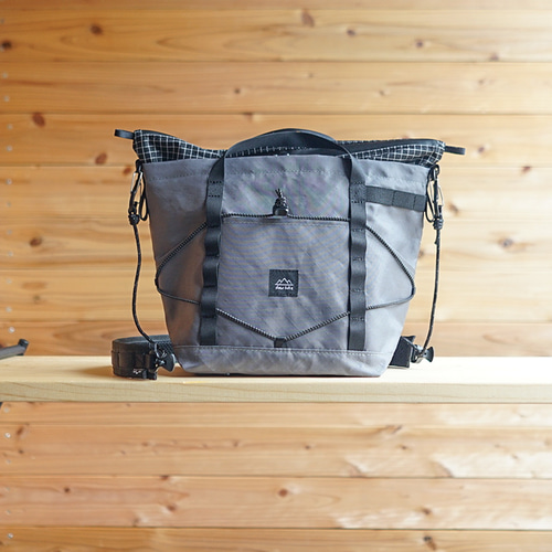 ECOPAK・グレー｜ハイカーサコッシュ・M/キャンプ・フェス