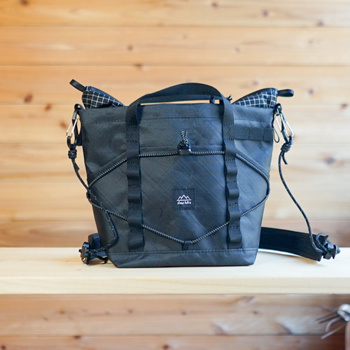 ECOPAK・ブラック｜ちびハイカーサコッシュ・S/登山・キャンプ・フェス