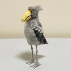 羊毛フェルト　ハシビロコウ　ツバメの親子 羊毛フェルト ツバメの親子 - 森のことり | minne 国内最大級の