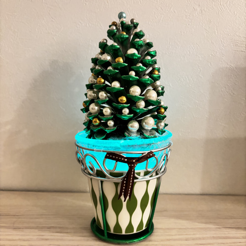 Ks001 大王松 ぼっくりイルミネーションクリスマスツリー オーナメント