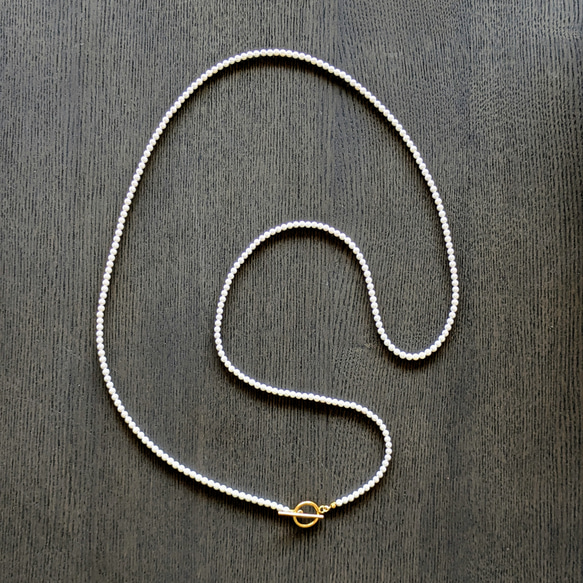 超長款日本貝殼珍珠項鍊及耳環套裝。正式場合配戴，採用醫用級不鏽鋼材質。是聖誕節和新年的完美選擇。 第11張的照片