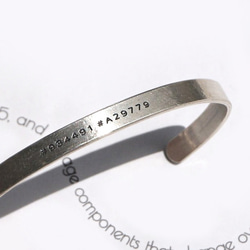 オーダーメイド/ペアバングル/お好きな刻印可能/silver925 950ブレスレット 誕生日プレゼント 名入れ 記念日 7枚目の画像