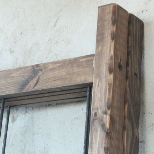 ディスプレイパーテーション メッシュパネル アンティーク風