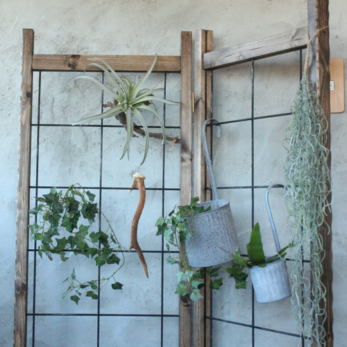 ディスプレイパーテーション メッシュパネル アンティーク風