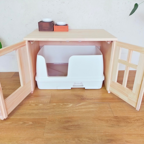 デオトイレ快適ワイドにぴったりな 猫トイレカバー ハウス・小屋
