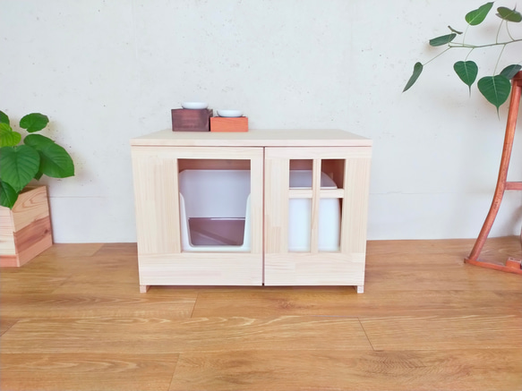 【国産】 デオトイレ快適ワイドにぴったりな 猫トイレカバー ハウス・小屋 トイレ用品