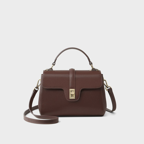 優雅な雰囲気※茶色※3WAY※天然牛革ハンドバッグ※牛革ショルダー