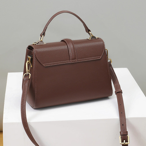 優雅な雰囲気※茶色※3WAY※天然牛革ハンドバッグ※牛革ショルダーバッグ