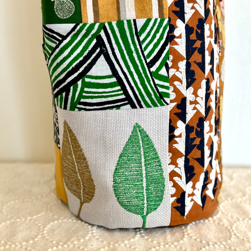 一点物 送料無料 ミナペルホネン バケツ型トートバッグ ハンドメイド