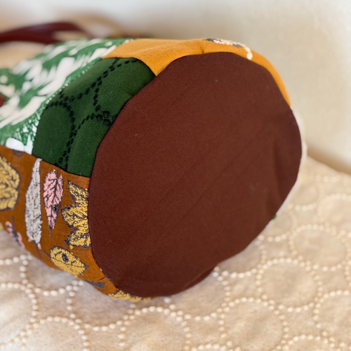 一点物 送料無料 ミナペルホネン バケツ型トートバッグ ハンドメイド