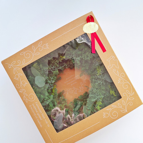 針葉樹香るクリスマスフレッシュリース/ユーカリ/選べる2サイズ/玄関