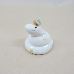 2025年 干支 巳年 陶器 縁起物 置物 A～E その他置物 つちもの製作所