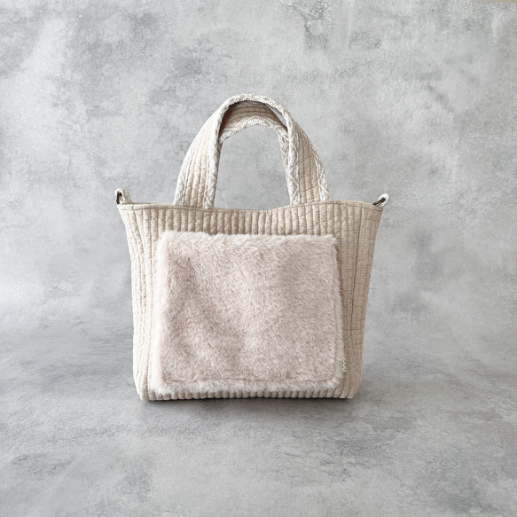 ヌビ バッグ リバティベージュ 韓国 ショルダー トート 可愛い 冬
