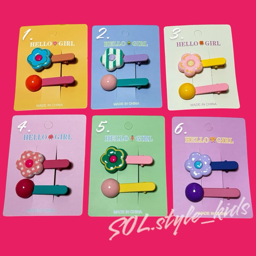 ꫛꫀꪝ【カラフルポピー】ベビーヘアクリップ　キッズヘアクリップ　ヘアピン Amazon | ヘアクリップ ヘアピン子供【36個セット】 キッズヘア