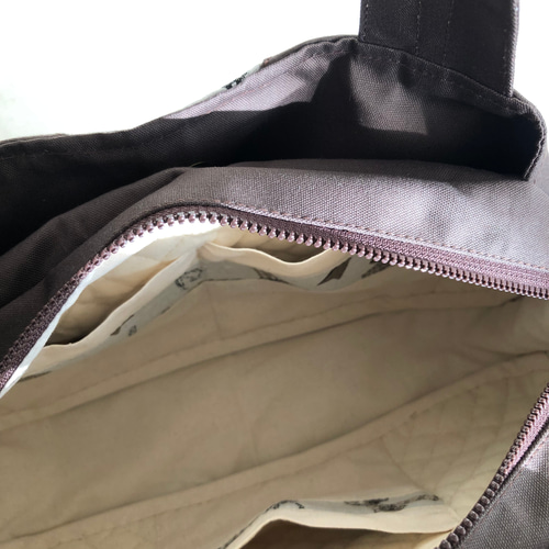 ラウンドバック インポートゴブラン あおりタイプ トートバッグ tumugi  