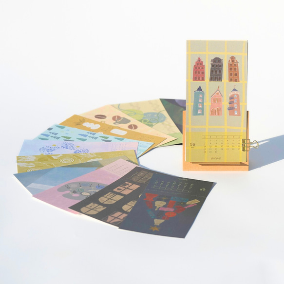 特集掲載》北欧の暮らし ポストカードになるカレンダー 2025【卓上