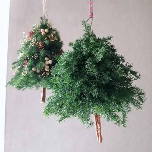 選べるカラー】プレーン シンプル ミニフライング ツリー クリスマス