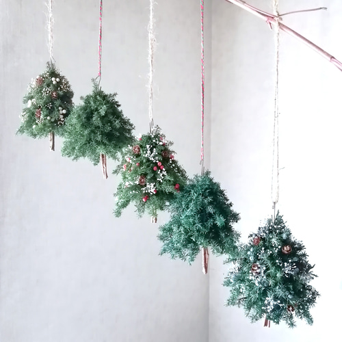 選べるカラー】プレーン シンプル ミニフライング ツリー クリスマス
