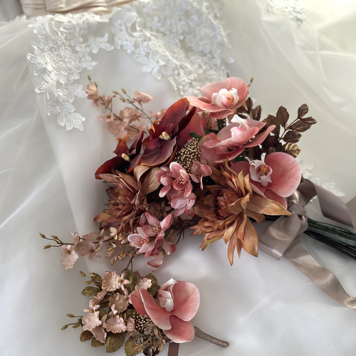 terracotta 【ブーケ・結婚式・ウェディングブーケテラコッタ