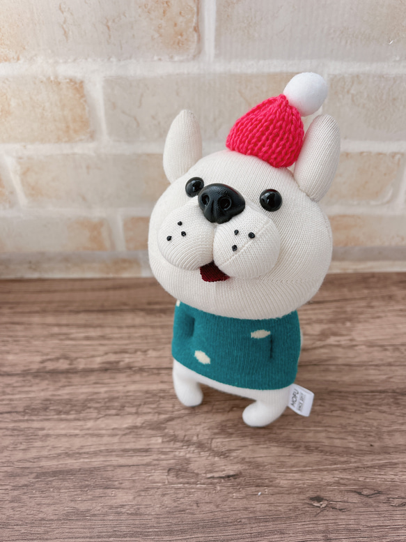 専用 ☆ハンドメイド☆ くたくた フレンチブルドッグ ぬいぐるみ 中